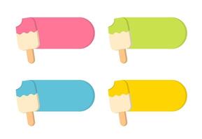 Ice cream with place for your text vector
