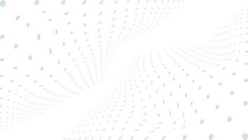 white abstract background with wavy dots vector