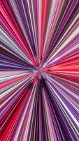 Moving Forward Inside Rotating Tunnel with Violet, Red and Blue Beams video