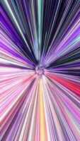 Moving Forward Inside Tunnel with Colorful Lines video