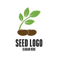 seed logo design concept creative idea vector