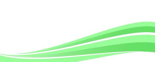 Green gradient wave pattern background for digital marketing vector
