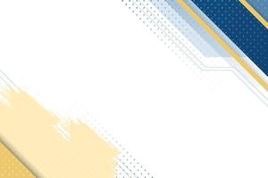 Abstract modern background with blue, yellow, and geometric elements vector