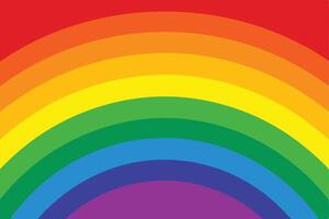 Vibrant Rainbow Arcing Across a Cheerful Digital Background, Joyful and Colorful Illustration - Professional digital artwork with vibrant colors and detailed composition vector