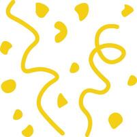 Light and Playful Confetti Lines vector