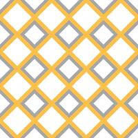 Seamless geometric pattern with yellow rhombus on a white background vector