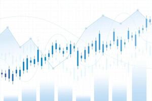 Gradient Stock Market Concept Modern Financial Data Visualization and Trading Illustration vector