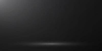 Empty black studio background. Space for selling products on the website. Empty room with light effect. illustration. vector
