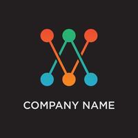 A modern logo featuring six interconnected dots in orange, green, and blue, forming a stylized, woven pattern that suggests networking, collaboration, or complex systems. vector