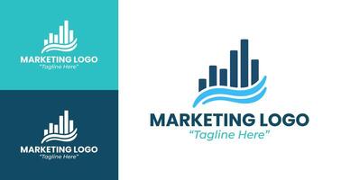 Minimal and Creative Logo Designs for Marketing and Branding Growth vector