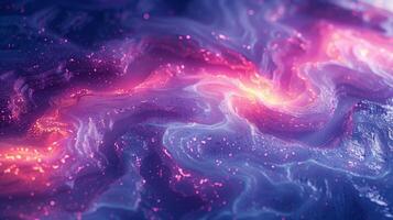 A colorful swirl of liquid and stars background photo