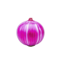 Vibrant red onion with smooth, shiny surface and rich purple hues, isolated on transparency background. onion layers are visible, showcasing its fresh and crisp texture png