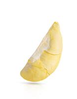 Fresh durian. Durian fruit isolated on white background With clipping paths. photo