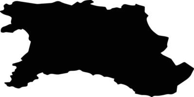 Konstantinovas pag Latvia silhouette map vector