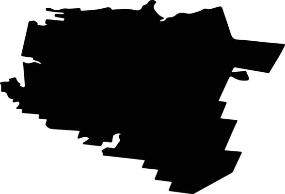 Kosinsky District Russia silhouette map