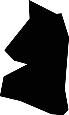 Kosti Sudan silhouette map