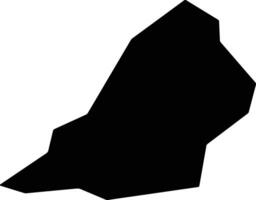 Kouge Japan silhouette map vector