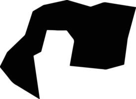 Kpi Liberia silhouette map vector