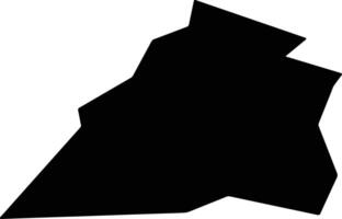 Kristinehamn Sweden silhouette map vector