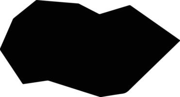 Kubrat Bulgaria silhouette map vector