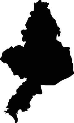 Kudus Indonesia silhouette map