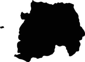 Laiyi Taiwan silhouette map vector