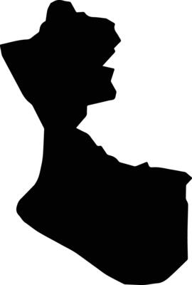 Lam Thao Vietnam silhouette map