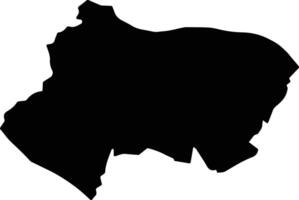 Lap Vo Vietnam silhouette map vector