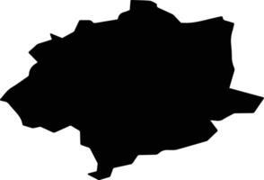 Lapa Brazil silhouette map vector