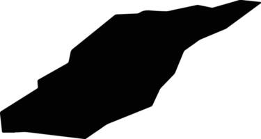 Laval Canada silhouette map vector