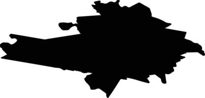 Lejasciema pag Latvia silhouette map vector