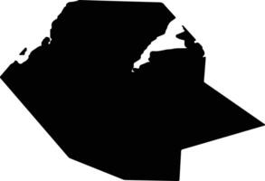 Lejre Denmark silhouette map vector
