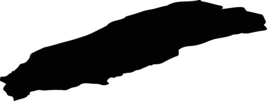 Leksvik nor Norway silhouette map vector