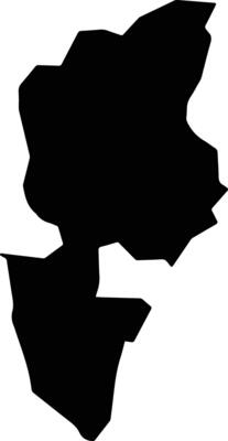 Lupatapata Democratic Republic silhouette map