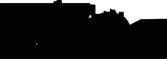 MacDonnell Australia silhouette map vector
