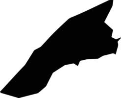 Machina Nigeria silhouette map vector