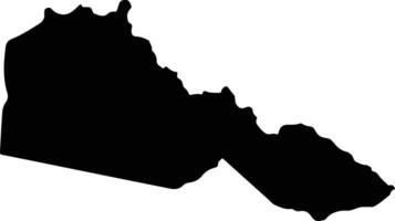 Macknie Jamaica silhouette map vector