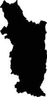 Manjakandriana Madagascar silhouette map vector