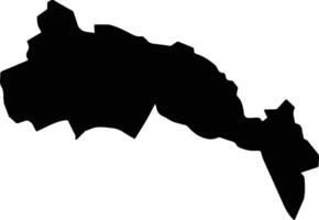 Mariano Escobedo Mexico silhouette map vector