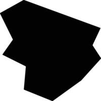 Mir Bacha Kot Afghanistan silhouette map vector
