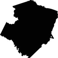 Miraflores Colombia silhouette map vector