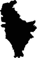 Misantla Mexico silhouette map vector
