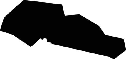 Mishanshi China silhouette map vector
