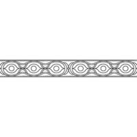Geometric Line Art Border , Decorative Element, Minimalist vector