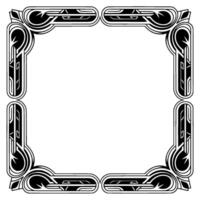Art Deco Border Frame, Geometric , Empty Space vector
