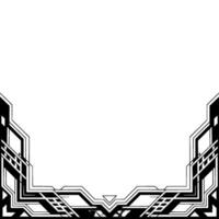 Geometric Abstract Background With Art Deco Elements vector