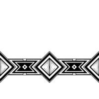 Geometric Black White Border , Abstract Pattern vector