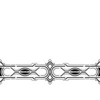 Geometric Border Minimalist Deco Style on Gradient Background vector