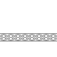 Minimalist Decorative Border, Black on Cream Background vector