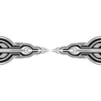 Futuristic Art Abstract Symmetric on Gradient Background vector